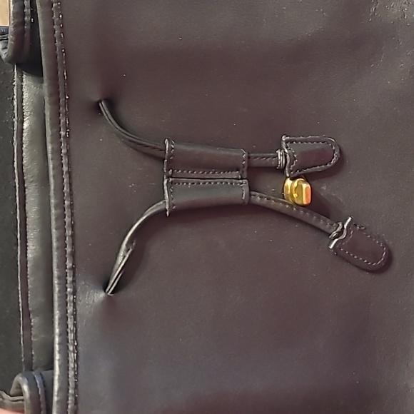 COACH blavk leather backpack - Picture 3 of 8